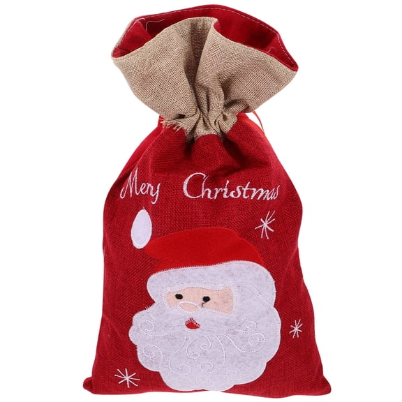 BESTYASH Holiday Linen Wrapping Bag for Christmas Storage and Holiday Decorations, Multi-Purpose