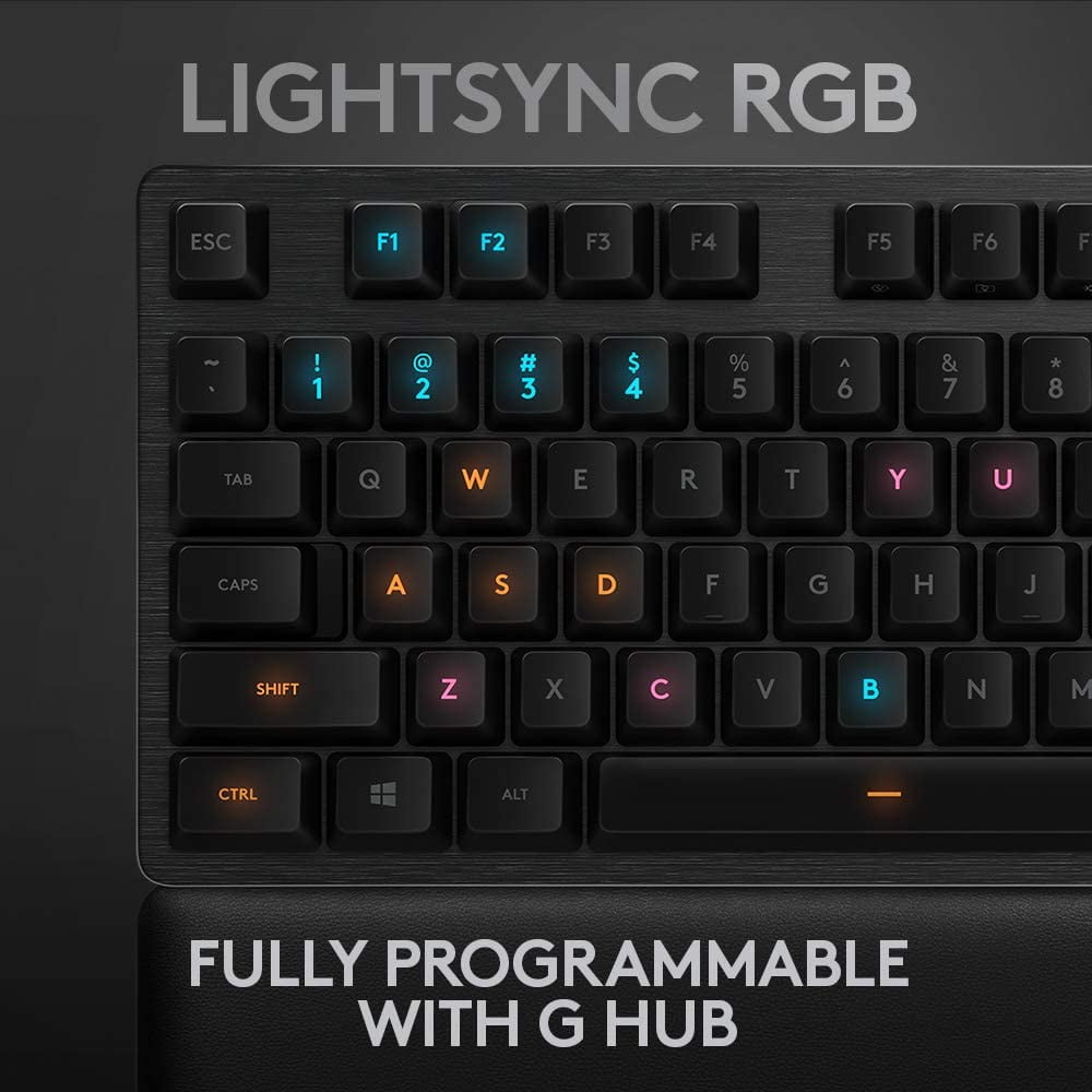 Logitech G513 Carbon LIGHTSYNC RGB Mechanical Gaming Keyboard with ...