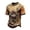 Gold, variant on Halloween Gift for Men Casual Everyday Men’s T Shirt with Halloween Pumpkin Face Graphic for AllSeason Comfort and Soft Breathable Fit Red L