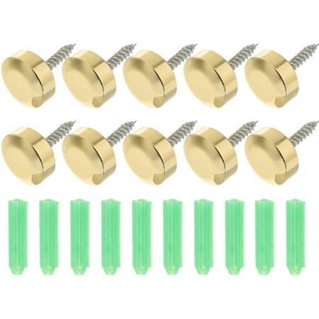 

10Pcs Decorative Mirror Screws Fasteners for Sign Advertising Construction