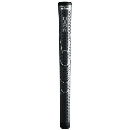 UPC: 0018136253870 | Winn Dri-Tac Oversize (+1/8) Dark Gray Golf Grips