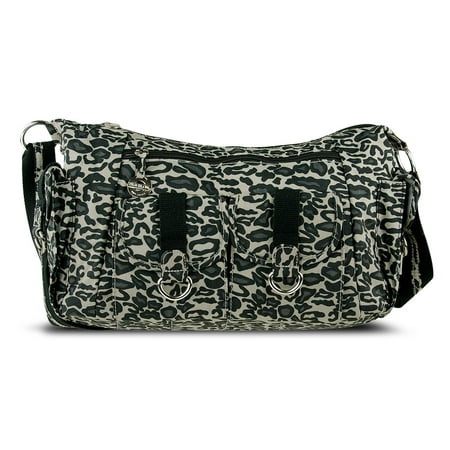 Travelon - Organizer Hobo Bag With Cargo Pockets - Leopard - 0