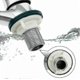 thumbnail image 3 of Grifería de baño con palanca - Grifo de lavabo de 1/2 pulgada, juego de grifos para bañera con perillas metálicas, columna cromada pulida, 3 of 5