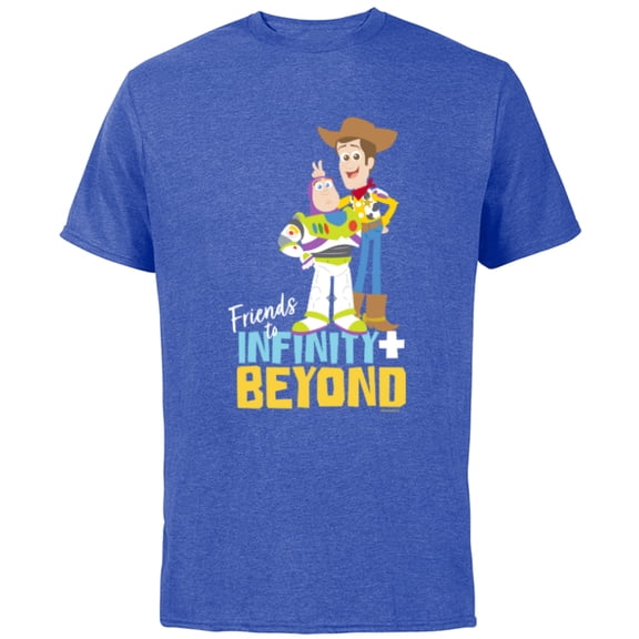 Disney and Pixar’s Toy Story Friends to Infinity and Beyond - Short Sleeve Cotton T-Shirt for Adults - Customized-Royal Heather