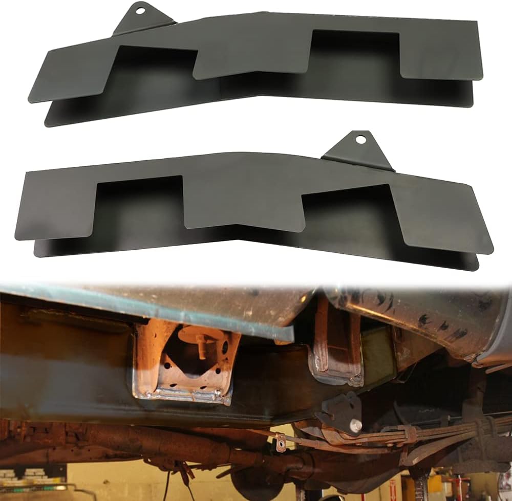 SUVAUTO Mid Frame Rust Repair Kit For 1996-2004 Toyota Tacoma – Steel Plates (SUC113Z01+C79)