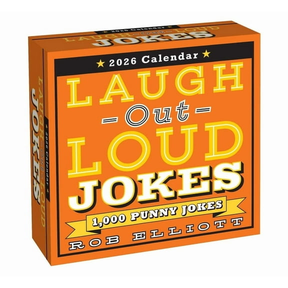 Laugh-Out-Loud Jokes 2026 Day-To-Day Calendar: 1,000 Punny Jokes, (Paperback)