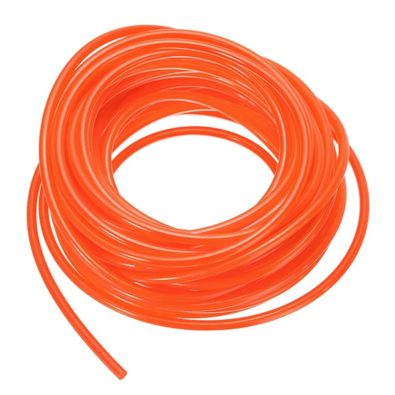 Polyurethane Round Belts 4mm Dia, 10M (33ft) Length PU Polyurethane Belt (Smooth Surface, Orange)