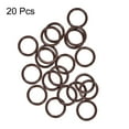thumbnail image 2 of Uxcell Fluorine Rubber O-Rings 20mm OD 15mm ID 2.5mm Width FKM Seal Gasket, Brown 20pcs, 2 of 3