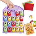 thumbnail image 1 of TQEHS Máquina de estampación a mano para niños, juego de perforadoras para manualidades, regalo para niños de 3 años en adelante^ U4K6, 1 of 6