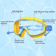 thumbnail image 6 of Pebbuoy Swim Goggles with Earplug for 3-15 Years Old Kids,Waterproof Anti-Fog UV Protection Clear Lens Silicone Goggles Snorkeling Equipment, 6 of 7