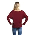 thumbnail image 4 of Shop4Ever Women's Best Grandma Ever Grandparent Off Shoulder Long Sleeve Shirt, 4 of 6