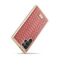 thumbnail image 4 of Dteck for Samsung Galaxy S22 Ultra 6.8 inch 2022 Case, Premium PU and TPU Python Plating Back Cover All-Round Protection Shockproof Protective Case for S22 Ultra Ladies Women Men, Red, 4 of 7