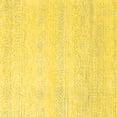 thumbnail image 1 of Ahgly Company Indoor Square Solid Yellow Modern Area Rugs, 8' Square, 1 of 4