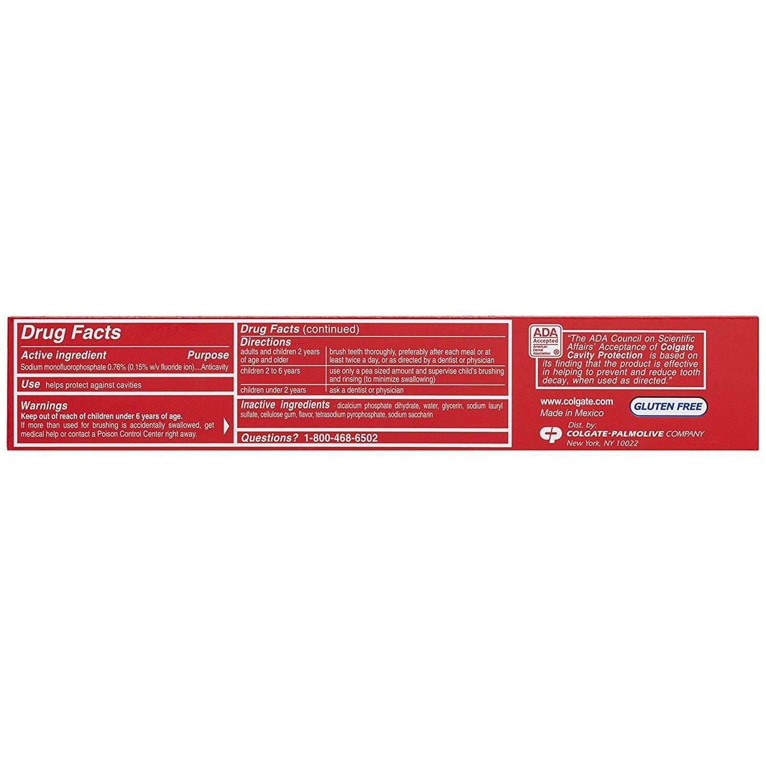 Colgate Cavity Protection Toothpaste 4.0 oz (Pack of 6)