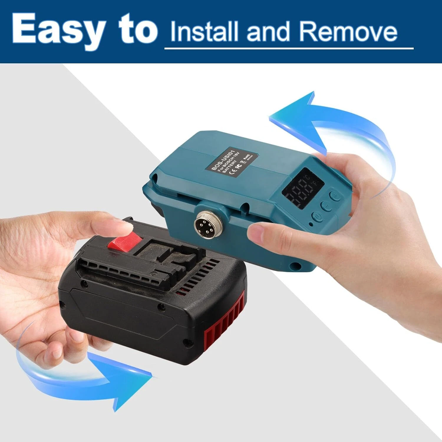 Cordless 60W Electric Cordless Soldering Iron LCD Welding Tool For Bosch 18V GBA