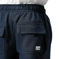 thumbnail image 3 of Pro Club Men's Heavyweight Fleece Cargo Pants, 4X-Large, Navy, 3 of 3