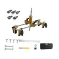 thumbnail image 2 of Kit de abridor de agujeros para cerradura de puerta, herramienta de plantilla para puertas de madera, muebles para puertas de Hotel con 5 cabezas, 2 of 9