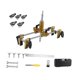 thumbnail image 2 of Kit de abridor de agujeros para cerradura de puerta, herramienta de plantilla para puertas de madera, muebles para puertas de Hotel con 5 cabezas, 2 of 9