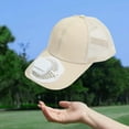 thumbnail image 5 of USB Rechargeable Fan Hat with 360° Adjustable Airflow - UPF 50+ Sun Protection Cooling Cap for Men & Women, Outdoor Travel Essential,Beige, 5 of 7