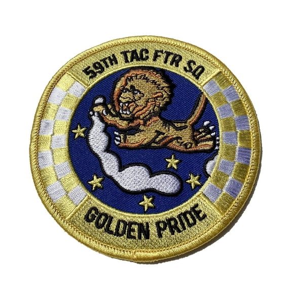 59th Tactical Fighter Squadron GOLDEN PRIDE Patch - Sew On