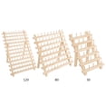 thumbnail image 3 of HIABIO Foldable Wooden Thread Holder 30/80/120 Spools Sewing Embroidery Thread Rack Organizer Wall Hanging Cones Stand Shelf Needlework Tool, 3 of 12