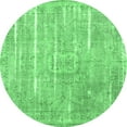 thumbnail image 1 of Ahgly Company Indoor Round Persian Emerald Green Traditional Area Rugs, 8' Round, 1 of 4