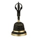 thumbnail image 1 of Campana de mano con asa de metal, decorativa, de sobremesa, de cobre, para el hogar., 1 of 6