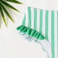 thumbnail image 5 of Xudanell Baby Swimsuit Girl Toddler Bathing Suit Girl Summer Beach Bikini Tankini 2-Piece Swimwear 3-24 Months 2t-5t (Green, 4-5 Years), 5 of 7