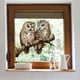 thumbnail image 3 of Pegatinas para ventana, diseño de búho, vidrio estático, pegatinas para ventana, búho en una rama, reutilizables para decoración de ventana de exhibición del hogar, 3 of 5