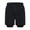 Black^, variant on Jjayotai Men's George Shorts with Stretch Waist, Summer Two In One Sports Shorts, Men's Running Training Fitness Shorts, Small Checkered Sports Solid Shorts, Athletic Shorts for Men