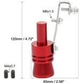 thumbnail image 6 of Aluminum Turbo Sound Exhaust Muffler Pipe Whistle Blow off Valve Car Accessories, 6 of 9