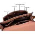 thumbnail image 4 of LHSHID Shoulder Bag for Women Leather Crossbody Purse Retro Satchel Handbag Lightweight Pocketbook, 4 of 6