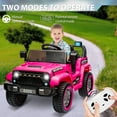 thumbnail image 4 of CazToi 12V 35W Dual Powerful Motors Kids Ride on Truck Car with Remote Control & Spring Suspension, 4 of 6