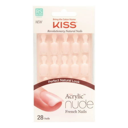 Kiss Salon Acrylic Nude Nails - Serenity