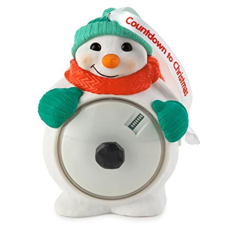 Countdown to christmas snowman ornament 2015 hallmark walmart
