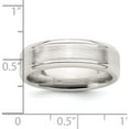 thumbnail image 5 of Sterling Silver Ss 6mm Brushed Fancy Band Size 9 Made In United States qwb109b-9, 5 of 5