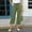 Army Green, variant on SwiftWear Women's Cotton-Linen Capris Drawstring Waist w/Gold Button Pockets | Loungewear-to-Casual Versatility | S-3XL