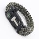thumbnail image 2 of Pulsera de rescate con silbato de fuego de pedernal de supervivencia al aire libre multifuncional de camuflaje militar, 2 of 4