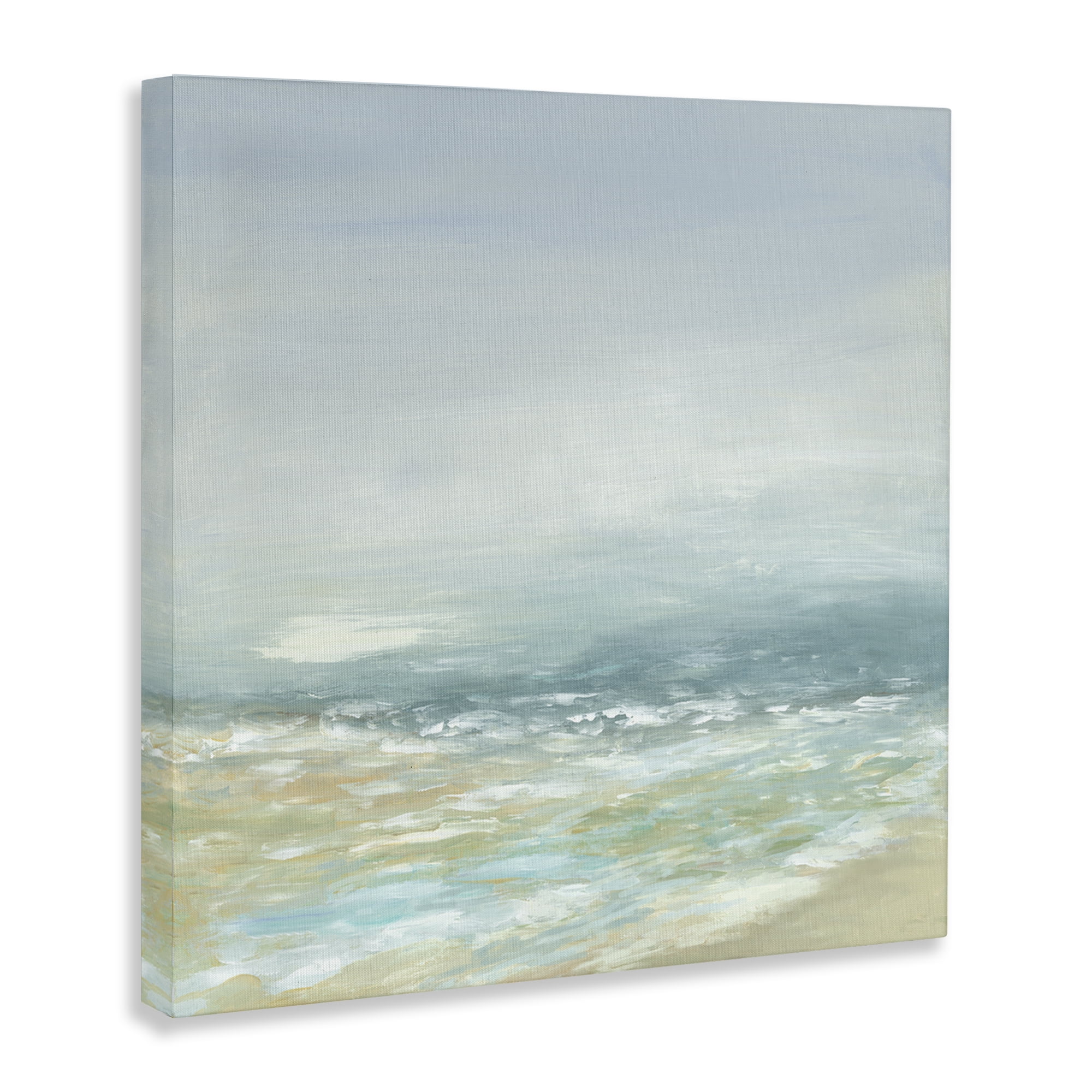 Stupell Industries Energetic Beach Expression Nautical & Beach Painting Wrapped Canvas Art Print Wall Art, 30 x 30