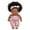 C, variant on A 8 Inch Black Baby Doll With Combable Curly Hair Realistic Features And Soft Body For Toddlers And Kids