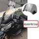 thumbnail image 2 of Parabrisas YONGSHENG Ajustable Transparente Deflector de Viento para Motocicleta, 2 of 4