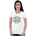 thumbnail image 3 of Believe in Dreams Inspirational Quote Womens Slim Fit Graphic Tee Brisco Brands S, 3 of 5