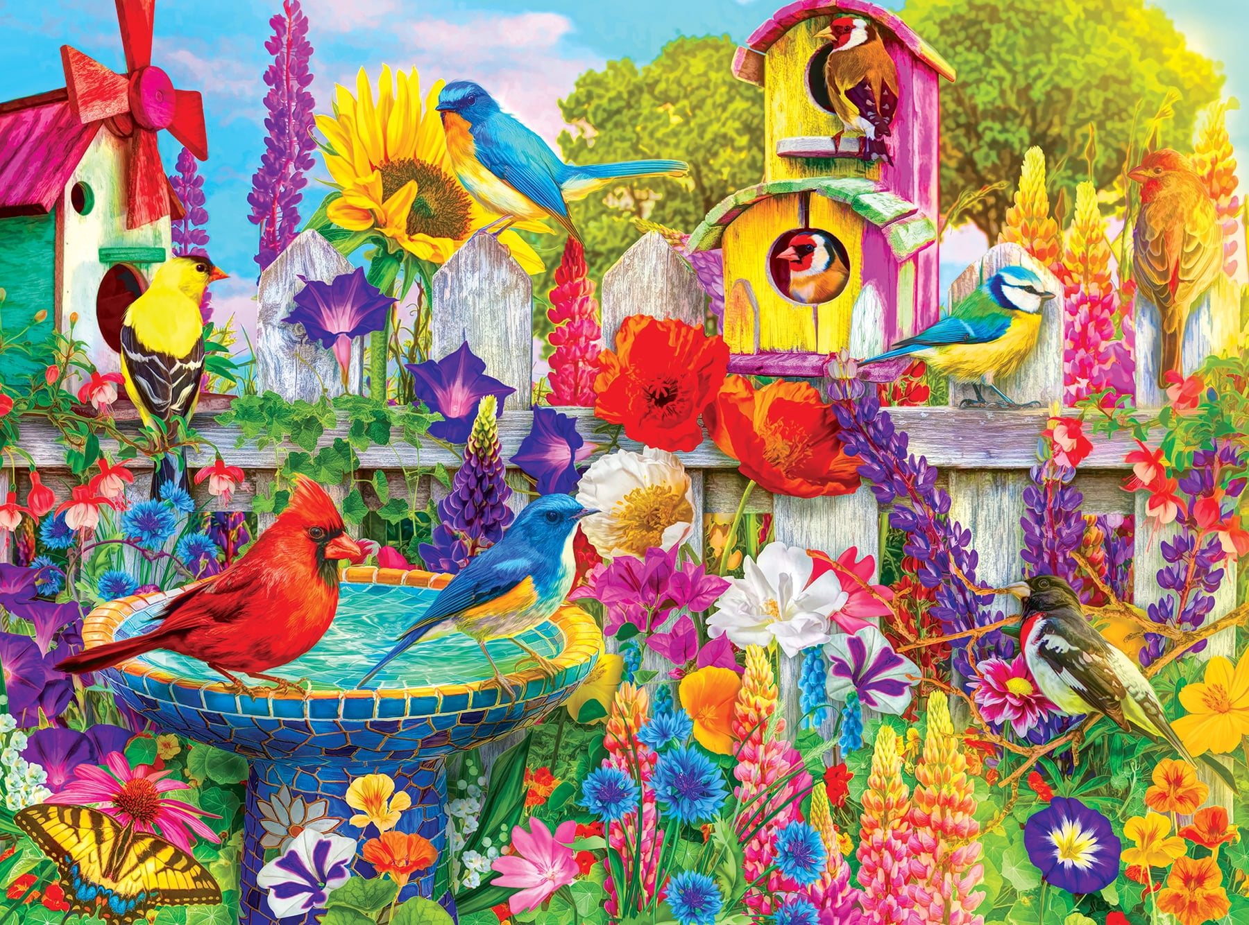 Cra-Z-Art Kodak Nature Inspired 1000-Piece Bird Bath Garden