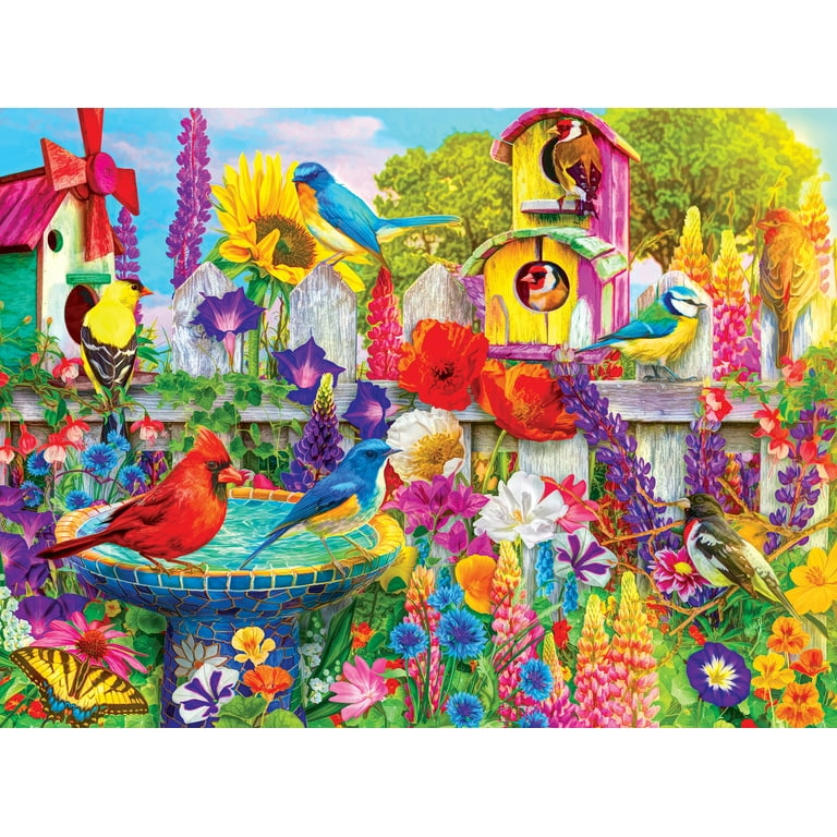 Cra-Z-Art Kodak Nature Inspired 1000-Piece Bird Bath Garden Jigsaw