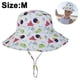 thumbnail image 1 of 1 pieza de sombrero para el sol para bebé, sombrero para bebé niño, sombrero para niño pequeño, sombrero de pescador para niñas, sombrero de playa para bebé con ala ancha, gorras para niños, 1 of 8