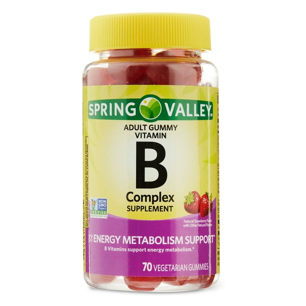 Spring Valley Vitamin B Complex Gummy Supplements, 70 Count