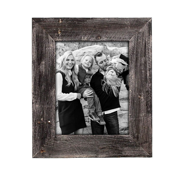 8.5” X 11” Rustic Farmhouse Black Wood Frame 8.5” X 11” Rustic Farmhouse Black Wood Frame