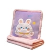 thumbnail image 2 of CaiYueKe 2 in 1 Pillow and Blanket Convertible Plush Cozy Cushion for Adults Travel Home Office Car Sofa Bed Pet Lovers Gift Soft Flannel Throw Warm Comforter, 2 of 7