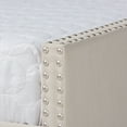 thumbnail image 2 of Baxton Studio Haylie Beige Upholstered Full Size Daybed with Roll-Out Trundle Bed, 2 of 12