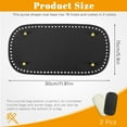 thumbnail image 2 of Sekonow 2Pcs Oval Large Size Purse Bottoms for Crocheting, with Holes for DIY Bag shaper, Leather Purse Making Supplies, Crochet Basket Bottoms for Crochet Base, 2 of 7